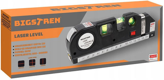 Bigstren 21747 Spirit Level Aluminum 250cm with 3 Eyes