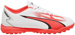 Puma Ultra Play TT Χαμηλά Ποδοσφαιρικά Παπούτσια με Σχάρα Λευκά
