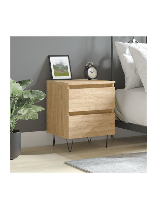 Wooden Bedside Table 40x35x50cm