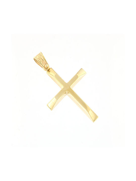 Anorado Herren Gold Kreuz 14K