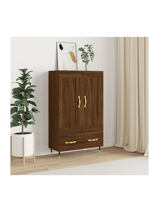 Schrank Boden Brown Oak 69.5x31x115cm