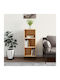 Shelving Unit Floor Beige 34.5x32.5x90cm