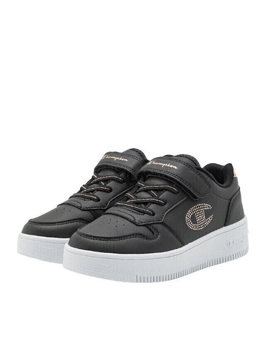 Rebound Kids Sneakers with Scratch Black