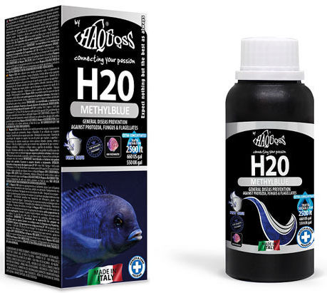 Haquoss H20 Methyblue Aquarium Water Treatment Product 100ml