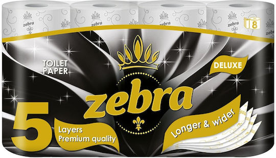 Zebra Toilettenpapier 8 Rollen 5 Blätter