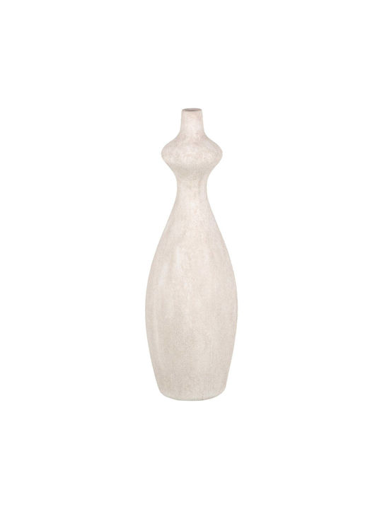 BigBuy Διακοσμητικό Βάζο Keramik Beige S8803387 13x13x60cm 1Stück