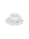 Oriana Ferelli KEA Set of Cups Tea Porcelain White 200ml 6pcs