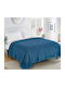 Silk Fashion Κουβέρτα Fleece Μονή 160x220εκ. Μπλε