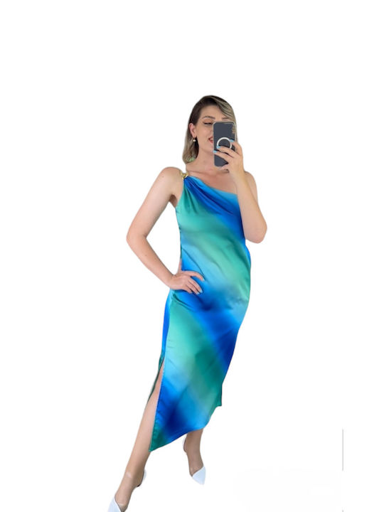 Concept Sommer Maxi Kleid Blau