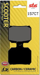 SBS Motorcycle Brake Pads Rear for Gilera Nexus Piaggio X9 Yamaha X-MAX