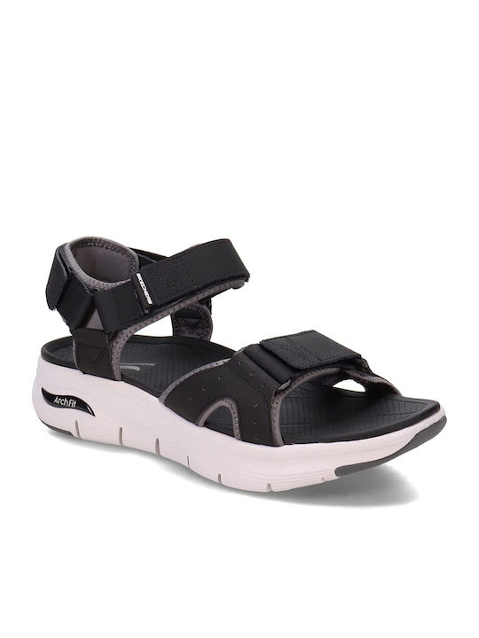 Skechers Arch Fit Sandal Ανδρικά Σανδάλια σε Μαύρο Χρώμα