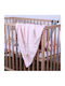 Gamberritos Kids Decke Wickeltücher für Kinderzimmer Vlies Rosa 80x110cm