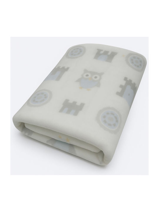 Kikka Boo Κουβέρτα Αγκαλιάς & Λίκνου Owls Elephant 80x70εκ.