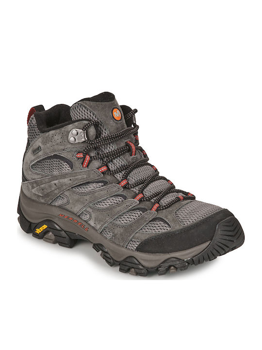 Merrell Moab 3 Men's Hiking Waterproof Boots With Gore-Tex Membrane Gray