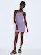 Sommer Mini Kleid Lila