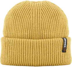 Sinner Dillon Beanie Unisex Σκούφος Πλεκτός σε Κίτρινο χρώμα