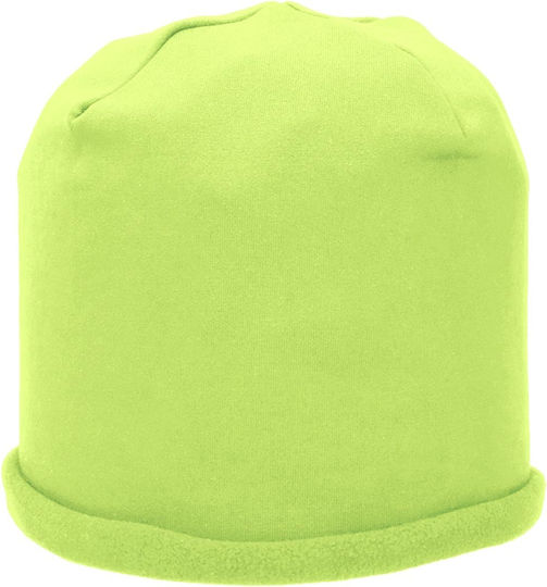 Beanie Unisex Fleece Beanie Knitted in Green color