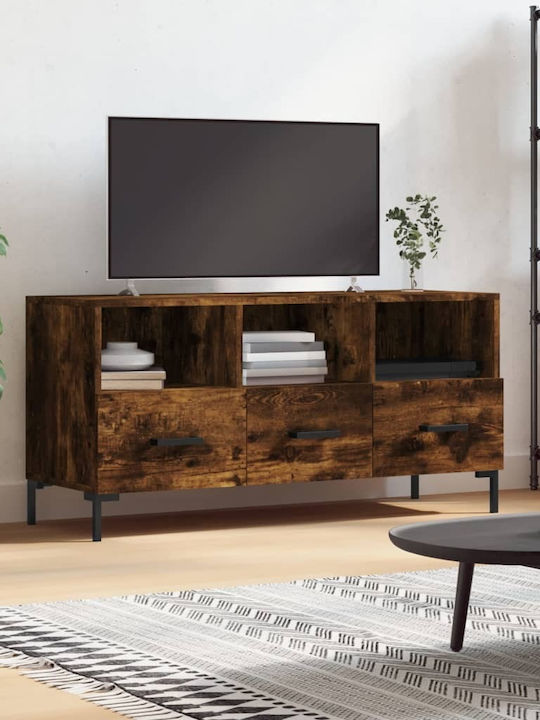 Particle Board TV Furniture with Drawers Smoky ...