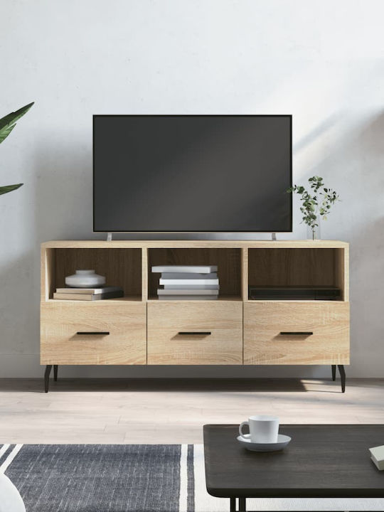 TV-Ständer Beige Μ102xΠ36xΥ50cm