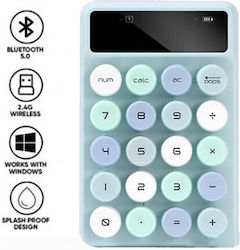 Alcatroz Jellybean Num A3 Ασύρματο Bluetooth Αριθμητικό Πληκτρολόγιο Aqua