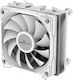 Powertech PT-1116 Low Profile CPU Cooling Fan for AM4/AM5/1200/115x/1700 Socket White