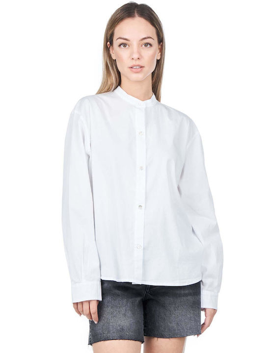 Crossley Women's Long Sleeve Shirt White