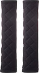 Swiss Drive Set of 2pcs Car Seat Belt Pads Black