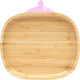 Eco Rascals Kinderteller aus Bambus Rosa