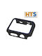 360 Θήκη Ρολογιού με Tempered Glass Plastic Case with Glass in Black color for Apple Watch 41mm