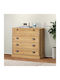 Wooden Chest of Drawers with 4 Drawers 80x40x76cm