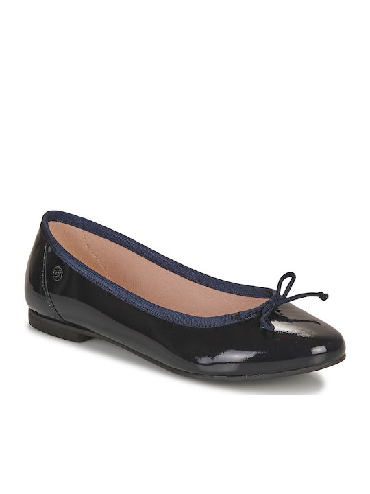 Vrola Damen Ballerinas Marineblau