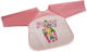 Gamberritos Kids Impermeabila Salopetă Plastic cu autocolant & Mâneci Roz