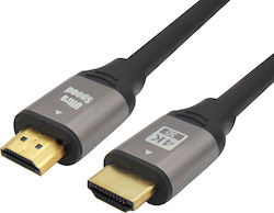 04.001.0460 HDMI 2.0 HDMI male - HDMI male 3m Γκρι 04.001.0460 HDMI 2.0 HDMI male - HDMI male 3m Γκρι