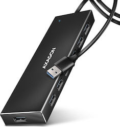 Axagon USB Hub 7 Θυρών (USB-A) HUE-F7A