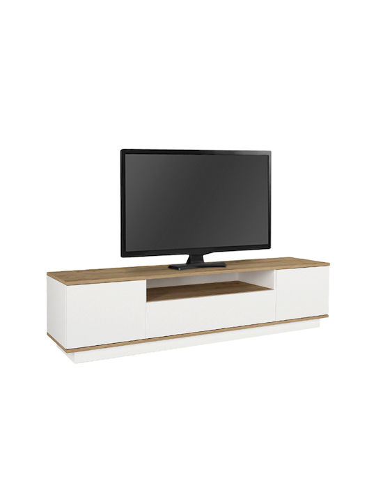 Fedya Particle Board TV Furniture Oak L180xW45xH44.6cm