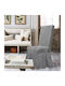 SpitiBazaar Gray Chair Cover with Valance 6 Pieces