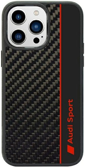 Audi Back Cover Πλαστικό Μαύρο (iPhone 14 Pro)