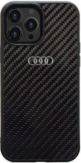 Audi Back Cover Πλαστικό Μαύρο (iPhone 14 Pro)