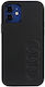 Audi Back Cover Δερμάτινο / Πλαστικό Μαύρο (iPhone 12 / 12 Pro)