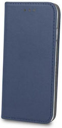 Smart Book Leather Magnetic Navy Blue (Motorola Edge 30 Neo)