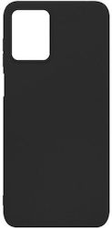 Matt Back Cover Σιλικόνης Μαύρο (Moto G42)