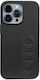 Audi Back Cover Δερμάτινο / Πλαστικό Μαύρο (iPhone 13 Pro)