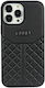 Audi Back Cover Leather / Plastic Black (iPhone 13 Pro)