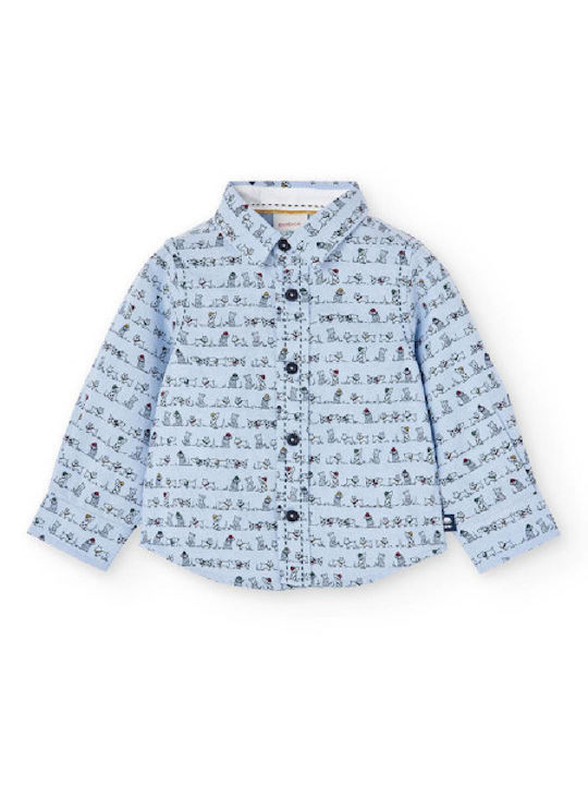 Boboli Kids Shirt Light Blue