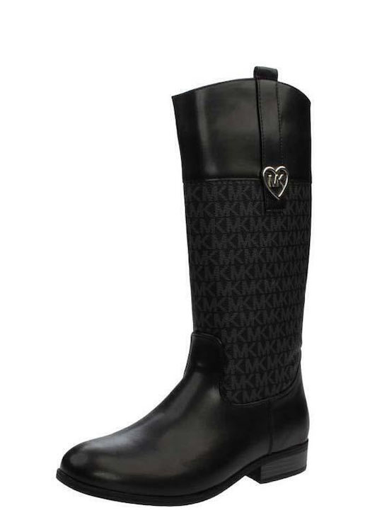 Finley Heart Kinderstiefel mit Reißverschluss Schwarze