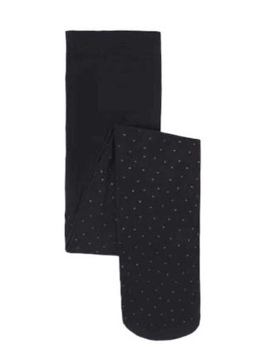 Abel & Lula Kinderstrumpfhose Polka Dot Schwarz