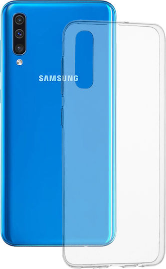 Techsuit Umschlag Rückseite Silikon Transparent (Galaxy A30s)