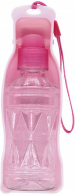Nunbell Pet Μπουκάλι Νερού για Σκύλο σε Ροζ χρώμα 450ml