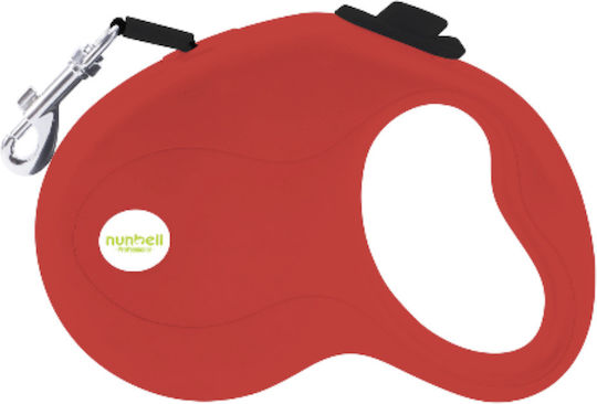 Nunbell Pet Klappbar Hundeleine/Führleine Riemen in Rot Farbe 5m
