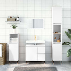 vidaXL Badezimmersäule Wandhängeschrank H30xB30...